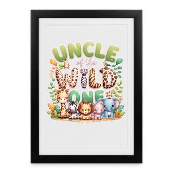 Uncle of the Wild Pack - Wildlife - Framed poster (27 × 37 cm) - black - Front
