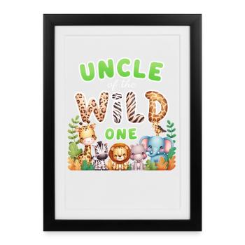 Uncle of the Wild One - Framed poster (27 × 37 cm) - black - Front