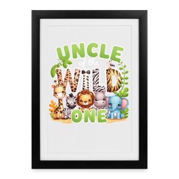 Oncle du Sauvage - Affiche encadrée (27 × 37 cm) - noir - Devant