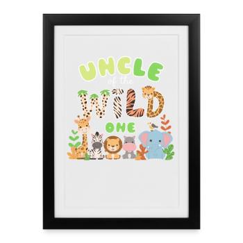 Oncle du Sauvage - Affiche encadrée (27 × 37 cm) - noir - Devant