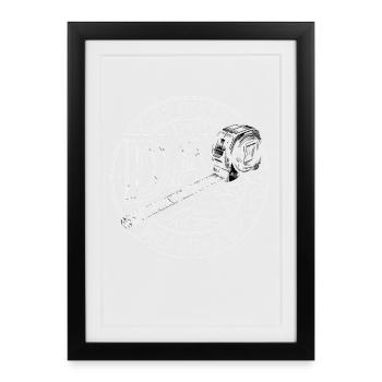 No Other Dad Can Measure Up - Framed poster (27 × 37 cm) - black - Front