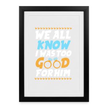 Divorce - Framed poster (27 × 37 cm) - black - Front