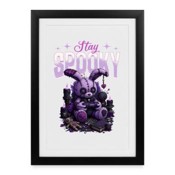 Pastel Goth Soft Goth Gaming Gamer - Affiche encadrée (27 × 37 cm) - noir - Devant