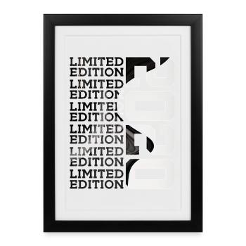 6E ANNIVERSAIRE 2020 ÉDITION LIMITÉE - Affiche encadrée (27 × 37 cm) - noir - Devant