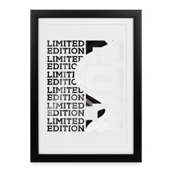 12 ANS, ÉDITION LIMITÉE 2014 12E ANNIVERSAIRE - Affiche encadrée (27 × 37 cm) - noir - Devant