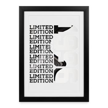 30 ANS ÉDITION LIMITÉE 1996 30E ANNIVERSAIRE - Affiche encadrée (27 × 37 cm) - noir - Devant