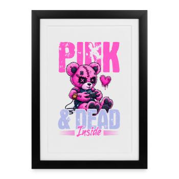 Pastel Goth Soft Goth Gaming Gamer - Framed poster (27 × 37 cm) - black - Front