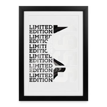 70 ANS ÉDITION LIMITÉE 1956 70E ANNIVERSAIRE - Affiche encadrée (27 × 37 cm) - noir - Devant