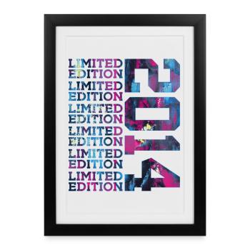 COOL 12 ANS, ÉDITION LIMITÉE 2014 12E ANNIVERSAIRE - Affiche encadrée (27 × 37 cm) - noir - Devant