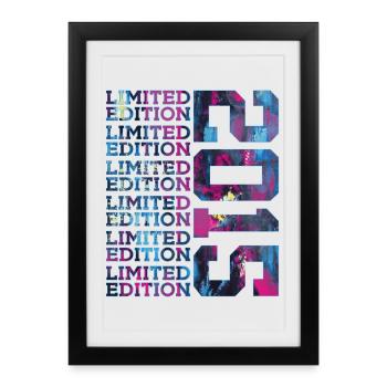COOL 11 ANS ÉDITION LIMITÉE 2015 11E ANNIVERSAIRE - Affiche encadrée (27 × 37 cm) - noir - Devant