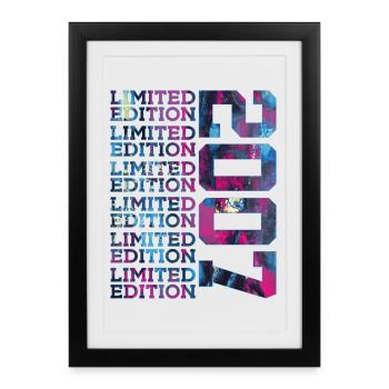COOL 19 YEARS LIMITED EDITION 2007 19TH BIRTHDAY - Framed poster (27 × 37 cm) - black - Front