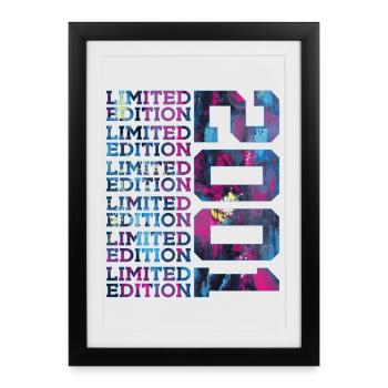 COOL 25 YEARS LIMITED EDITION 2001 25TH BIRTHDAY - Framed poster (27 × 37 cm) - black - Front