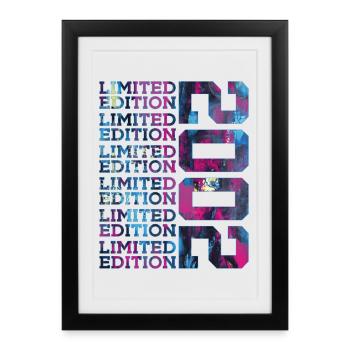 COOL 24 ANS ÉDITION LIMITÉE 2002 24E ANNIVERSAIRE - Affiche encadrée (27 × 37 cm) - noir - Devant