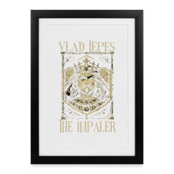 Vlad Tepe's The Impaler - Framed poster (27 × 37 cm) - black - Front