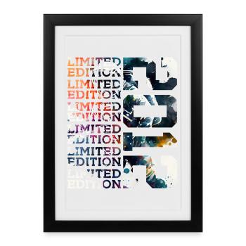 SPACE 14 YEARS 2012 ASTRONAUT 14TH BIRTHDAY - Framed poster (27 × 37 cm) - black - Front
