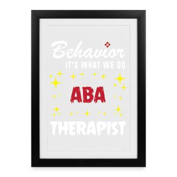 Behavioral Therapy, Behavior Therapy - Framed poster (27 × 37 cm) - black - Front