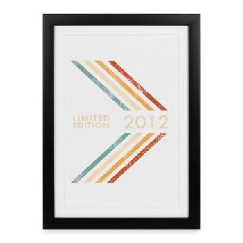 Édition limitée 2012 Anniversaire Girl and Boy - Affiche encadrée (27 × 37 cm) - noir - Devant