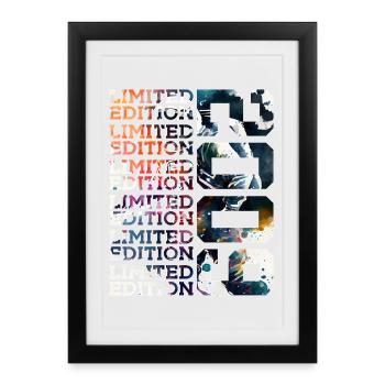SPACE 17 YEARS 2009 ASTRONAUT 17TH BIRTHDAY - Framed poster (27 × 37 cm) - black - Front