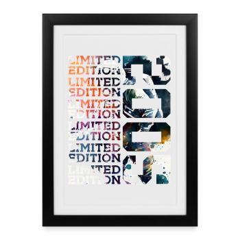 SPACE 21 YEARS 2005 ASTRONAUT 21ST BIRTHDAY - Framed poster (27 × 37 cm) - black - Front