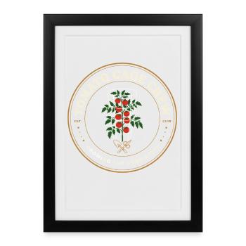 Tomato Cage Crew Logo - Framed poster (27 × 37 cm) - black - Front