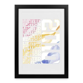 ÉDITION LIMITÉE 2010 - 16 ANS - 16E ANNIVERSAIRE - Affiche encadrée (27 × 37 cm) - noir - Devant
