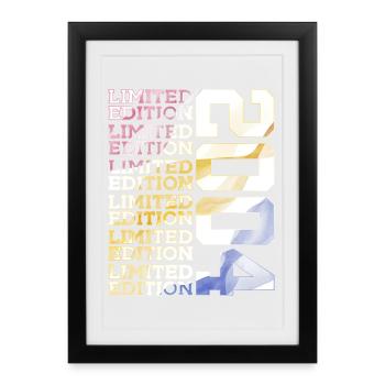 LIMITED EDITION 2004 - 22 YEARS - 22ND BIRTHDAY - Framed poster (27 × 37 cm) - black - Front