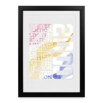 LIMITED EDITION 2000 - 26 YEARS - 26TH BIRTHDAY - Framed poster (27 × 37 cm) - black - Front