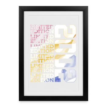 LIMITED EDITION 2002 - 24 YEARS - 24TH BIRTHDAY - Framed poster (27 × 37 cm) - black - Front