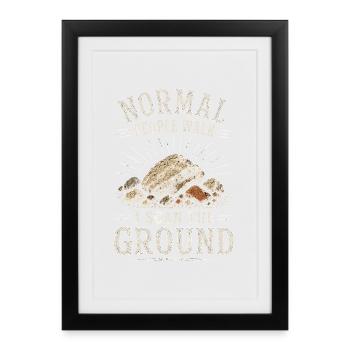 Stone Collector Rock Rock Geology - Affiche encadrée (27 × 37 cm) - noir - Devant