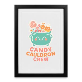 Équipage du Chaudron de Bonbons - Affiche encadrée (27 × 37 cm) - noir - Devant