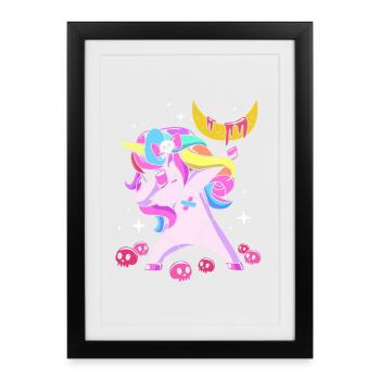 Pastel Gothic - Framed poster (27 × 37 cm) - black - Front
