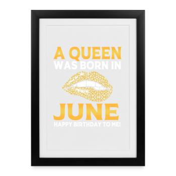 Zodiac sign Cancer - Framed poster (27 × 37 cm) - black - Front
