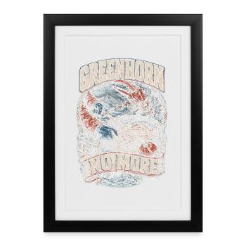 Alaska King Crab Greenhorn No More - Framed poster (27 × 37 cm) - black - Front