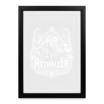Methaller - Trollbrüderschaft - Gerahmtes Poster (27 × 37 cm) - Schwarz - Vorne