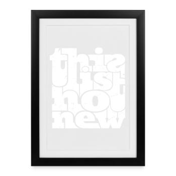So neu - Gerahmtes Poster (27 × 37 cm) - Schwarz - Vorne