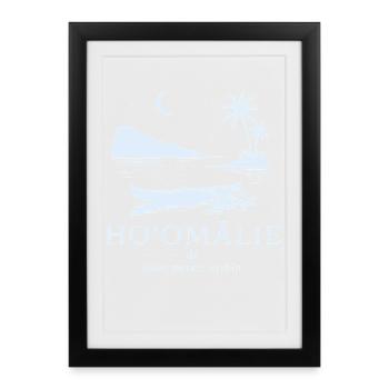 Ho'omālie Ruhe im Inneren - Gerahmtes Poster (27 × 37 cm) - Schwarz - Vorne