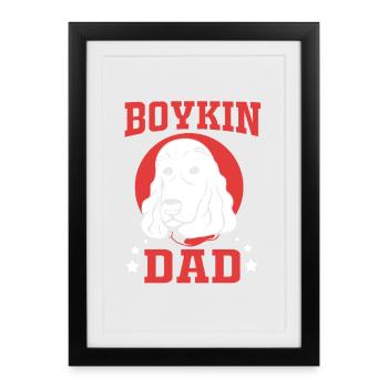 Boykin Spaniel - Gerahmtes Poster (27 × 37 cm) - Schwarz - Vorne