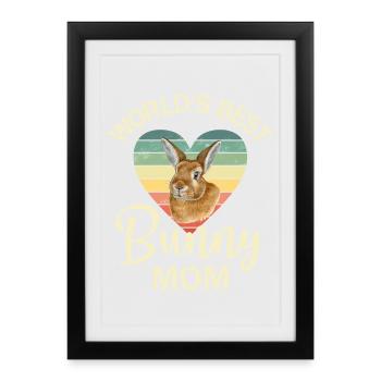 Rabbit Rabbit - Framed poster (27 × 37 cm) - black - Front