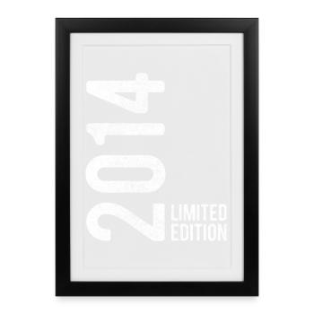 11ème anniversaire Garçon Filles 11 Ans 2014 - Affiche encadrée (27 × 37 cm) - noir - Devant