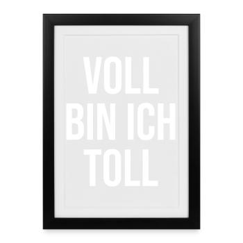 I'm great - Framed poster (27 × 37 cm) - black - Front