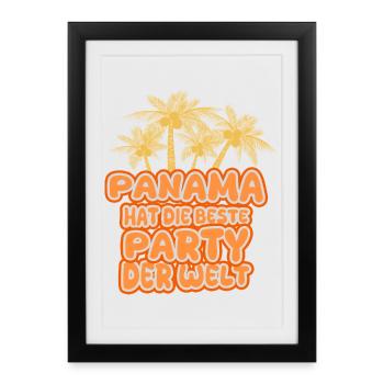 Panama - Affiche encadrée (27 × 37 cm) - noir - Devant