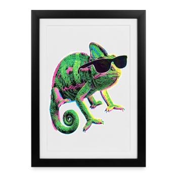 Chameleon Sunglasses - Framed poster (27 × 37 cm) - black - Front