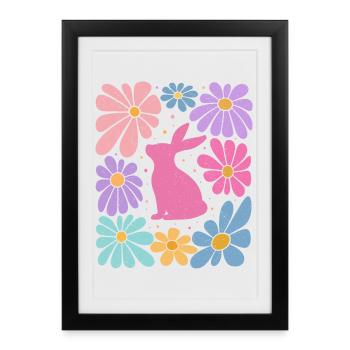 Easter - Framed poster (27 × 37 cm) - black - Front