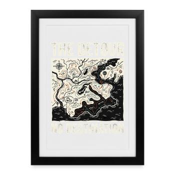The Detour - Framed poster (27 × 37 cm) - black - Front