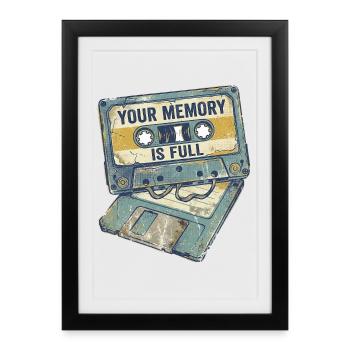 Full Memory - Framed poster (27 × 37 cm) - black - Front