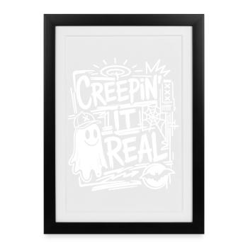 Vraiment drôle d’horreur - Affiche encadrée (27 × 37 cm) - noir - Devant