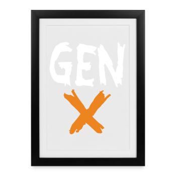Generation Xclusive - Framed poster (27 × 37 cm) - black - Front