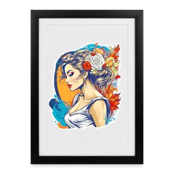 Bride - Framed poster (27 × 37 cm) - black - Front