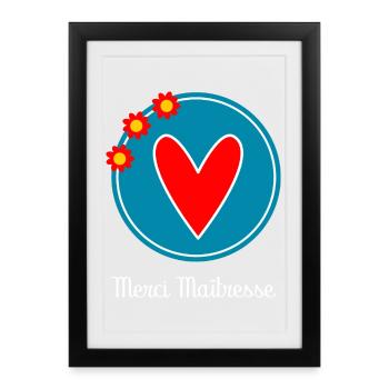 MISTRESS. THANK YOU. THANK YOU MISTRESS - Framed poster (27 × 37 cm) - black - Front