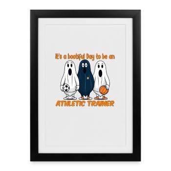 Bootiful Day Entraîneur Athlétique - Affiche encadrée (27 × 37 cm) - noir - Devant